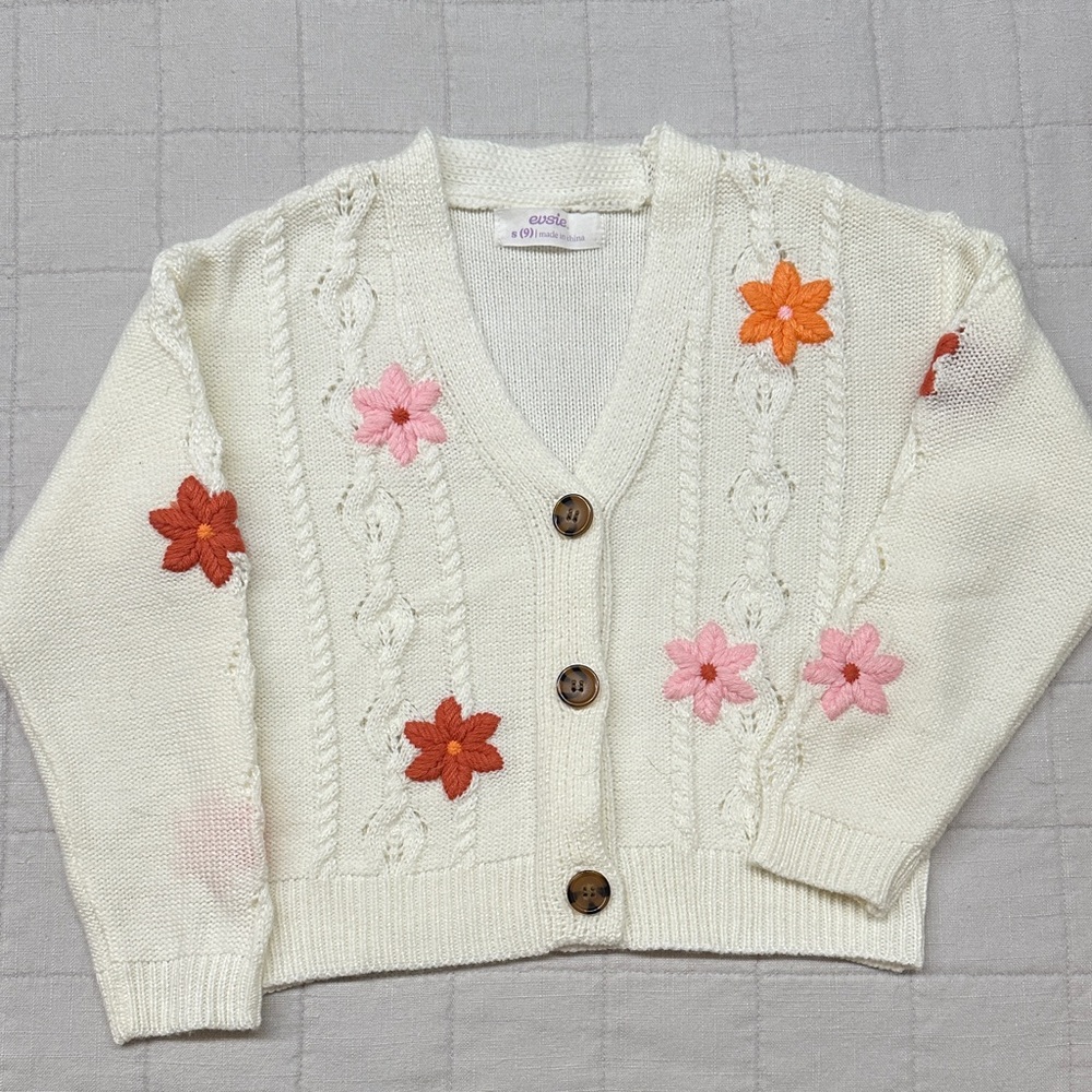 Evsie/Maurices girls cardigan Size S/9